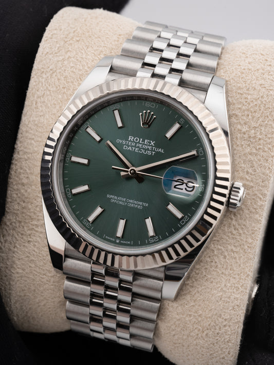 Rolex Datejust in 41mm Mint Green 126334