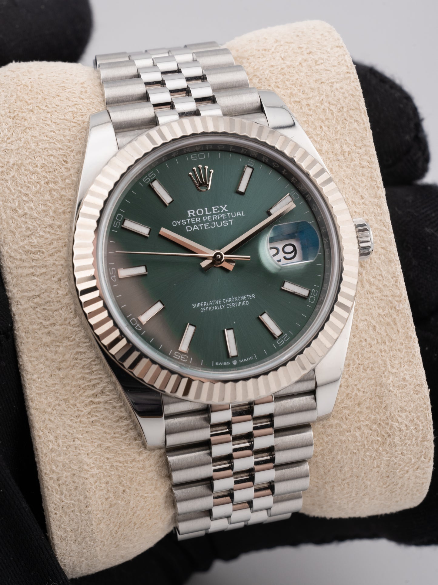 Rolex Datejust in 41mm Mint Green 126334