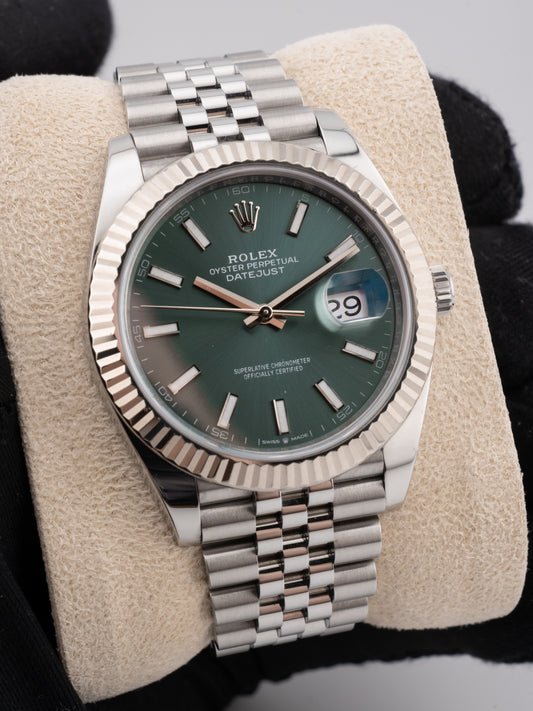 Rolex Datejust in 41mm Mint Green 126334